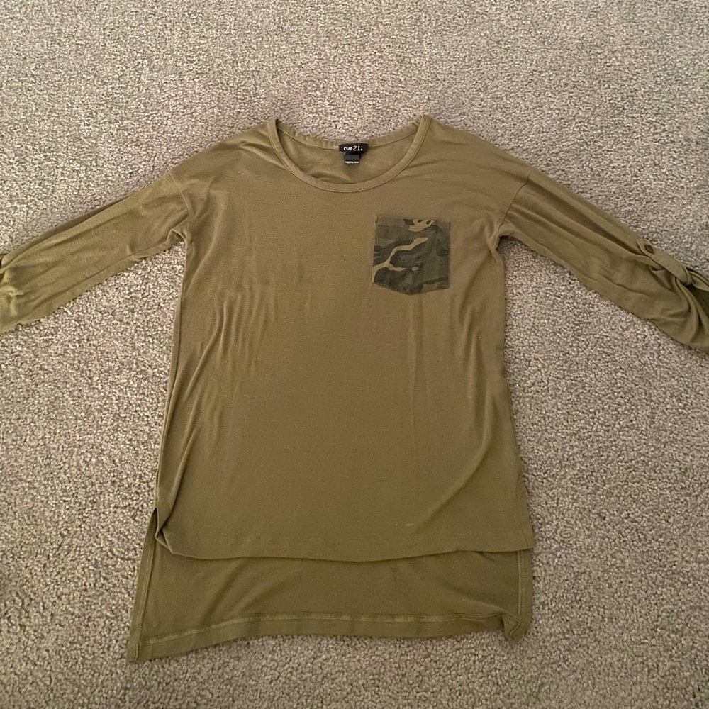 Olive Green Tee